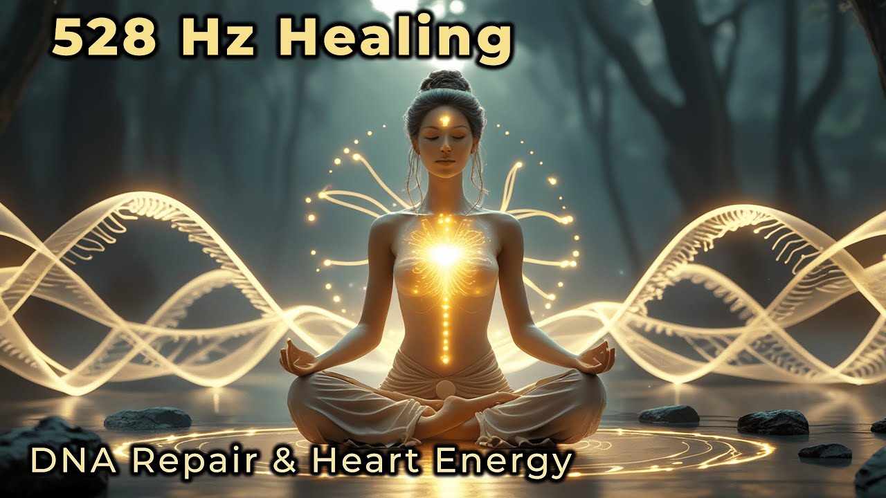 528 Hz – DNA Repair & Heart Healing | Deep Meditation Music for ...