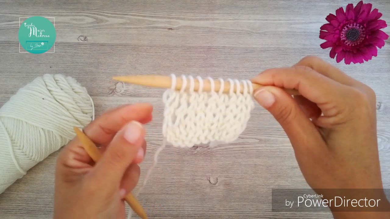 PUNTO  DERECHO Y PUNTO  REVÉS // Estilo Ingles, Estilo Continental Y Continental Express