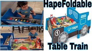 Unboxing and Assembling  Train Table #hapetoys#toddlertoys