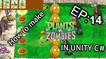 #unity #plantvszombies #tutorial #howto #C# How to make Plant Vs Zombies in UNITY C# Ep:14
