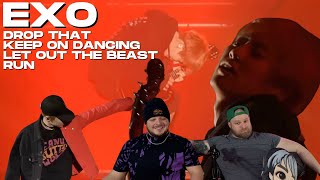 EXO - Drop That, Keep On Dancing, Let Out The Beast, Run REACTION