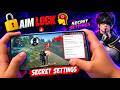 PERFECT AIM LOCK 🔒 SETTINGS ⚙️☠️ FOR AUTOHEADSHOT || ANDROID SETTINGS 🔥💯✅