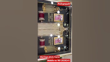 Thumbnail of marriage photo frame #frames #wedding #wooddesigner #shorts #frames #photoframe #love #viral #love