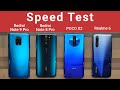 Redmi Note 9 vs Realme 6, Note 8 Pro, Poco X2 | SPEED TEST | Helio G90T vs Snapdragon 720G