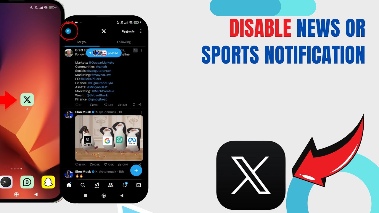 Disable News Or Sports Notification On X. |Technologyglance