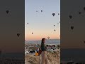 Beautiful Balloon Time Lapse #hotairballoon #hotairballoonride #cappadocia
