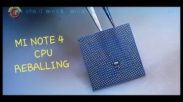 Redmi Note 4 blank display, CPU reset line missing, after CPU reballing problem slove