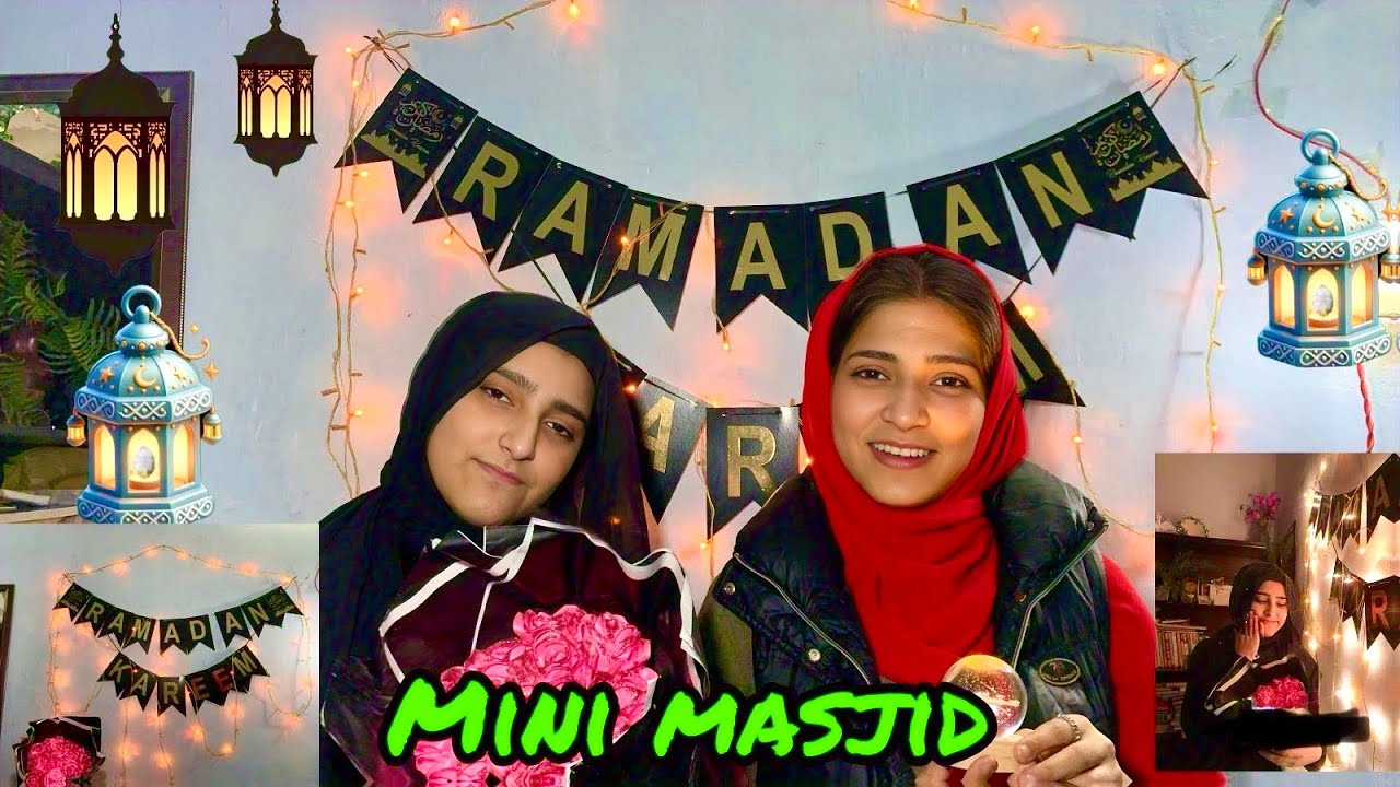 WE MADE A MINI MASJID IN OUR HOME FOR RAMADAN ❤️