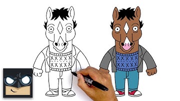 How To Draw Bojack Horseman 🐴 Step By Step Tutorial