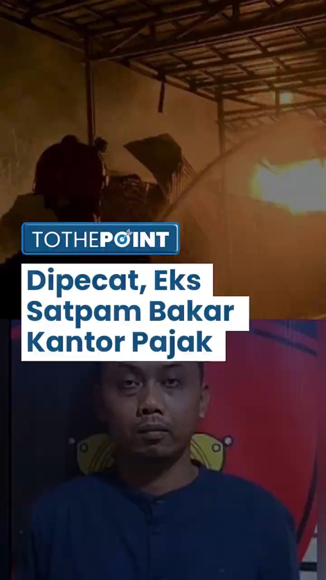 Kesal Dipecat, Satpam Bernama Agus Bakar Kantor Pajak di Lampung Utara, Uang Rp500 Juta Hangus