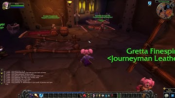 Ironforge Leatherworking Trainer location - WoW Classic