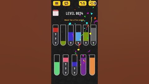 Water sort puzzle level 8624
