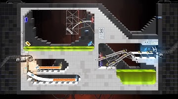 Bridge Constructor Portal Convoy Level 30