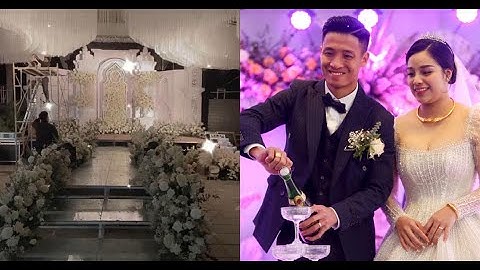 Cận cảnh rạp cưới 2 nghìn khách mời của Bùi Tiến Dũng - Khánh Linh