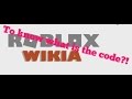 Roblox Wikia Codes