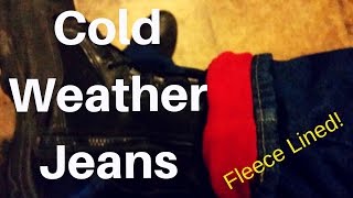 cabela's fleece lined jeans