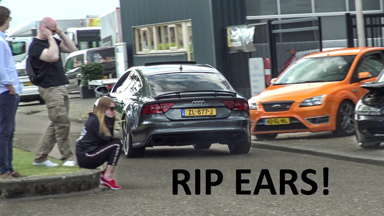 700+ HP Audi RS7 Milltek STRAIGHT PIPE - LOUD Revs, Accelerations, Rev Battle VS Decat C63S!