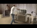 Divano letto Federica con materasso da 18 cm / Federica sofa bed with 7″ mattress