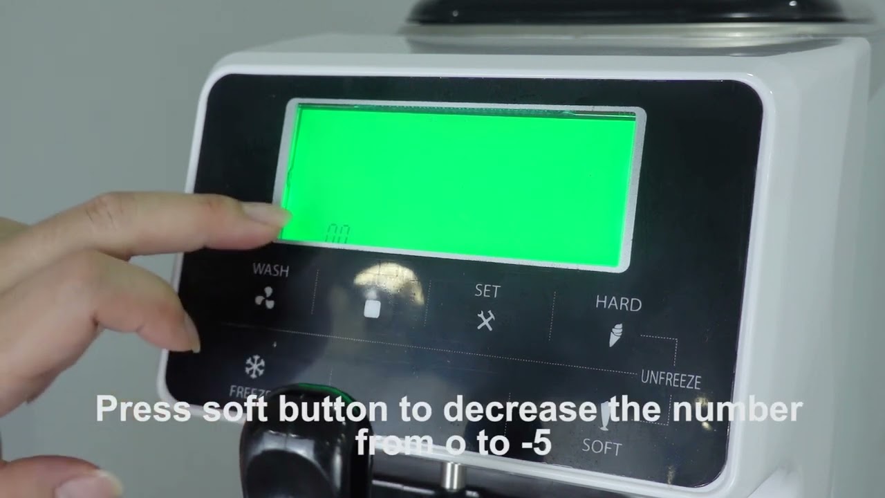 GSEICE ST16E ice cream machine UH warning solving