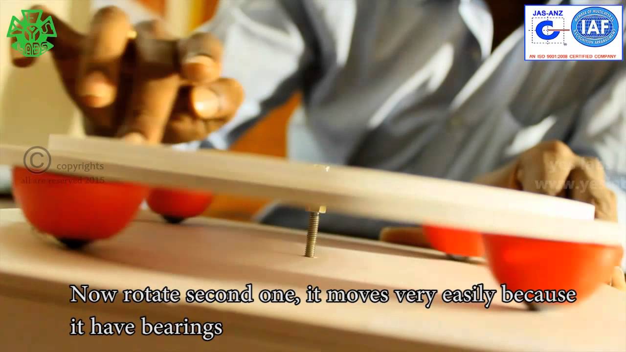 PRINCIPLE OF BALL BEARING - YouTube