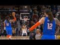 Steven adams firstever 3pointer from half court thunder vs pelicans