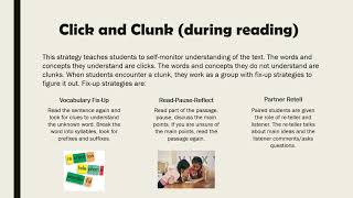 Collaborative Strategic Reading Profile