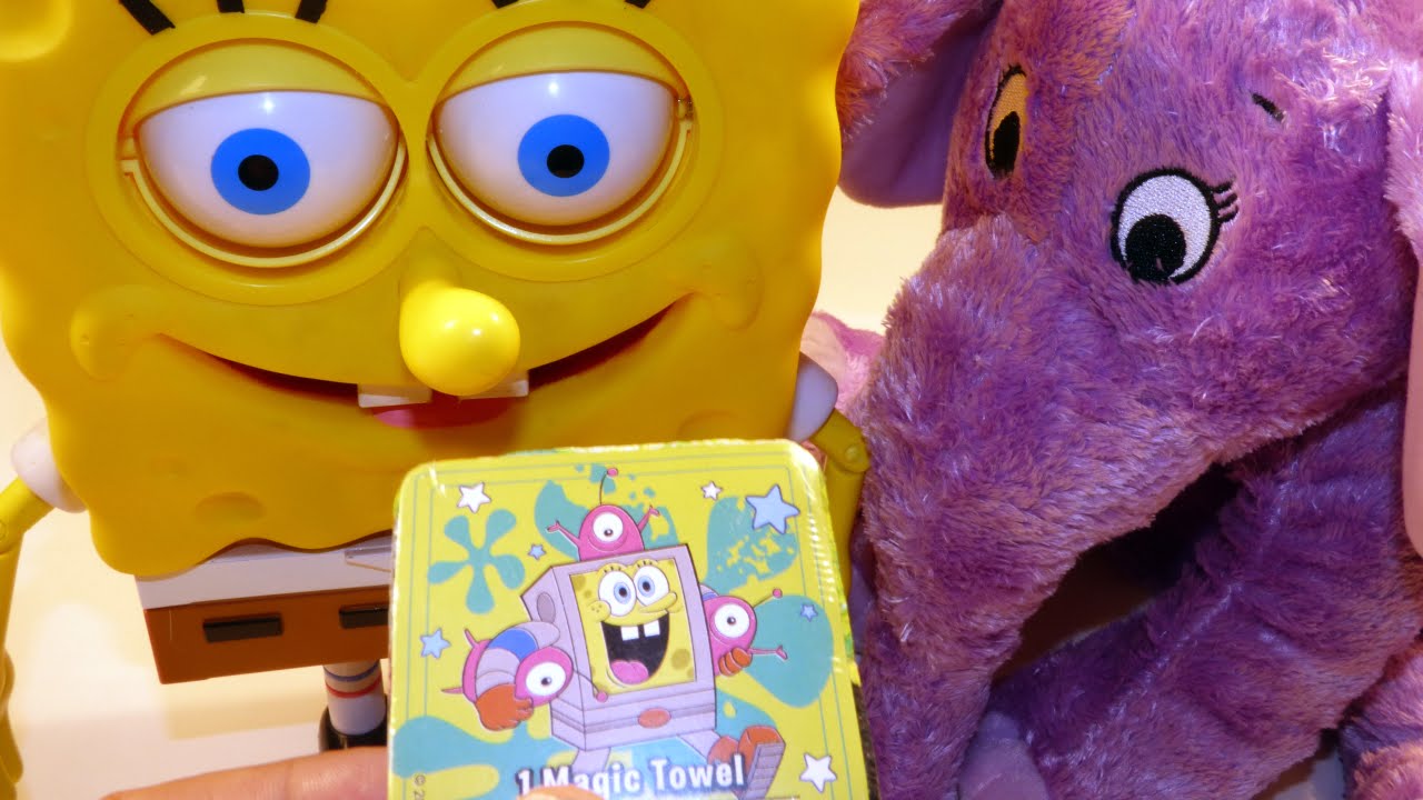 SpongeBob SquarePants 🌠 Magic Towel 🌊 Just Add Water YouTube