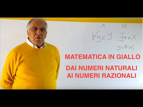 DAI NUMERI NATURALI AI NUMERI RAZIONALI. MATEMATICA IN GIALLO LEZIONE 2/1