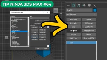 Tip Ninja 3ds Max 64 Personalizar accesos rápidos a modificadores frecuentes en Max 2022