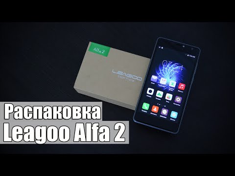 Leagoo Alfa 2 обзор (распаковка) бюджетника с тачпадом на тыльной панели |unboxing| review|