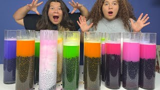 Don't Choose the Wrong GIANT Boba Tea Slime Challenge