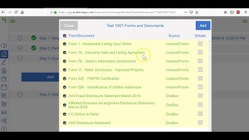 How to create a listing in Transaction Desk