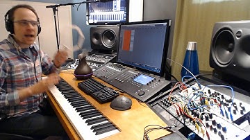 Composing Music & Ambient Horror Drones with Electromagnetic Radiation + Modular Synths