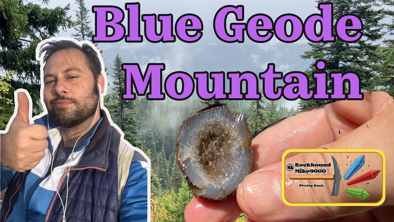 Blue Geodes of Red Top Mountain