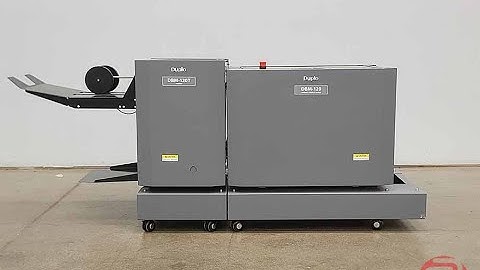 2009 Duplo DBM Stapler / Folder w/ 120T Trimmer