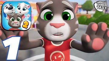 MY TALKING TOM FRIENDS 2 - Gameplay Walkthrough Part 1 (iOS Android)
