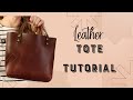 Learn Leather Crafting With This Simple Mini Tote Project!