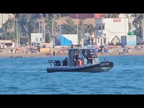 عاجل فرار جزائري عبر البحر من شاطئ السعيدية نحو الجزائر