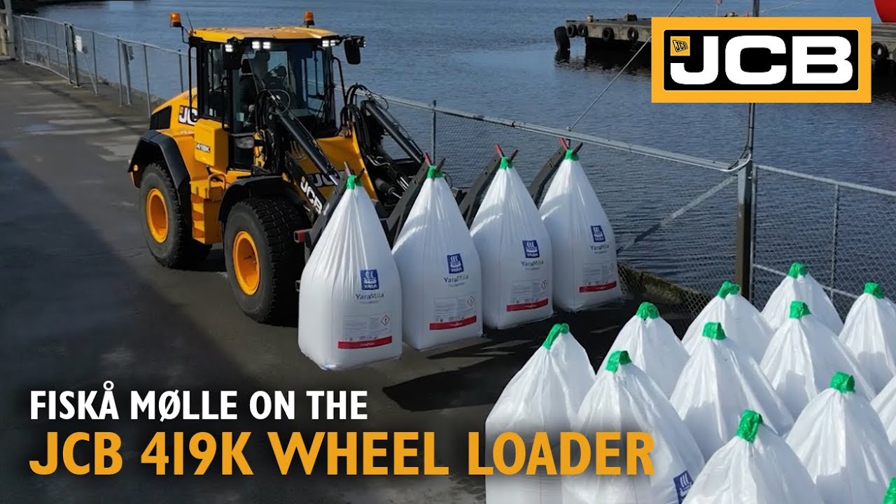 JCB 419K Wheel Loader | Fiskå Mølle Testimonial - YouTube