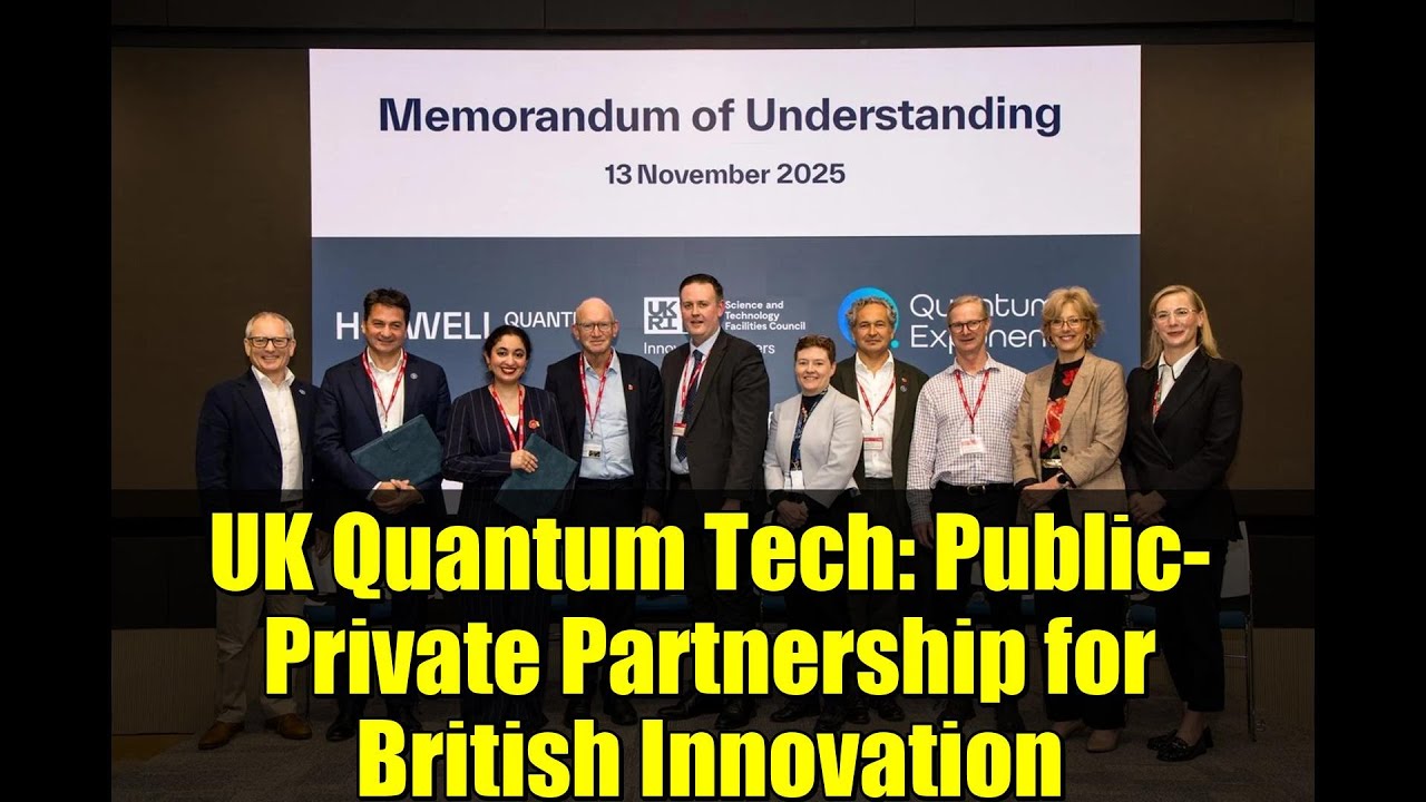 UK Quantum Tech: Public-Private Partnership for British Innovation
