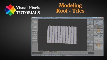 Blender Tutorial - Model Roof Tiles
