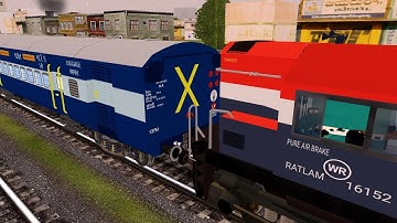 Hisar - Jind Passenger (Via - Bathinda) UnReserved || IR In MSTS Open Rail