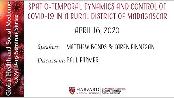 Spatio-Temporal Dynamics and Control of COVID-19 in a Rural Dis…t of Madagascar