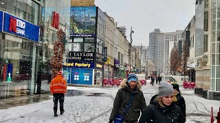 London Winter walk 4K | Ilford High Street | East London