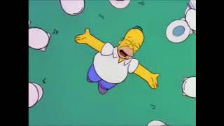 The Simpsons - Homer Hallucinates Singing Toilets