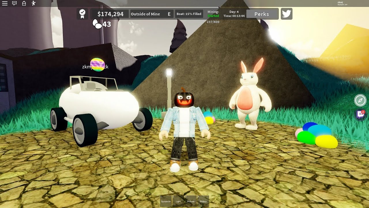 Roblox Easter Buggy Mining Inc Remastered Youtube