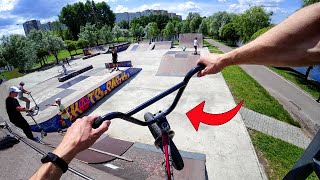 Самокатер VS БМХ - трюки на BMX спустя неделю!