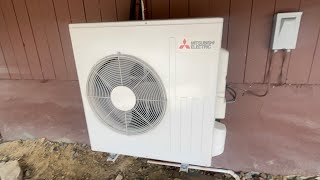 2018 Mitsubishi Electric Ductless Heat Pump - Defrost Cycle (With Steam)