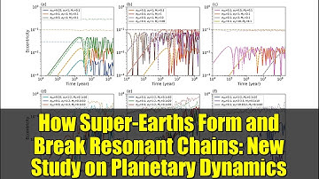 How Super-Earths Form and Break Resonant Chains: New Study on Planetary Dynamics