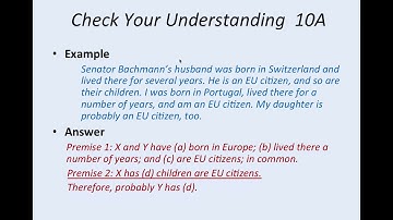 Baronett: "Logic" (3rd ed.), Chapter 10, Sections A-C